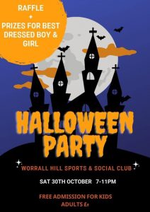 Halloween Half Term Party at Worrall Hill Sports Club