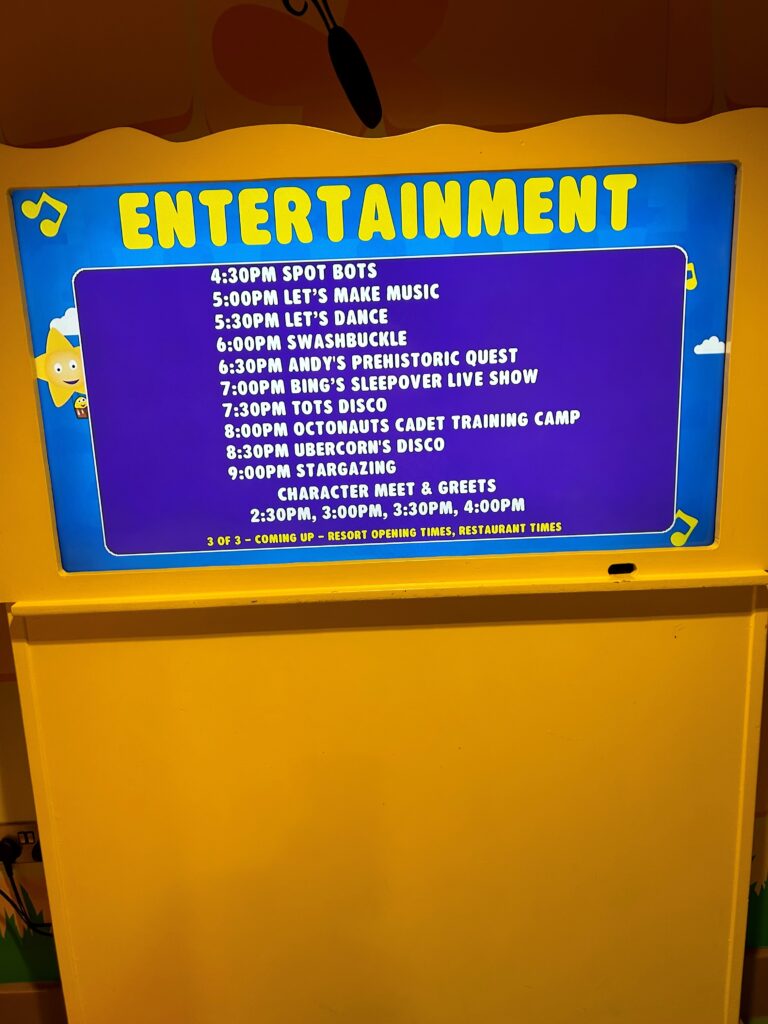 The Entertainment At The Alton Tower Resort CBeebies Land Hotel